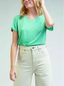 Футболка стандартного кроя Lee, бирюзовый