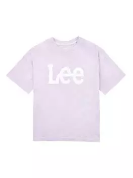 Футболка стандартного кроя Lee, фиолетовый