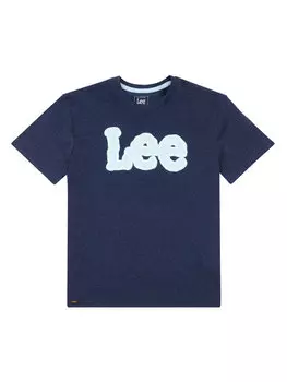 Футболка стандартного кроя Lee, синий