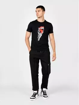 Футболка стандартного кроя Les Hommes, черный