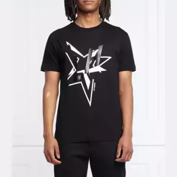 Футболка стандартного кроя Les Hommes, черный