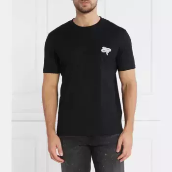 Футболка стандартного кроя Les Hommes, черный