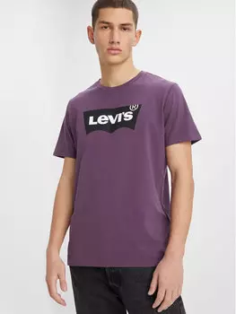 Футболка стандартного кроя Levi's, фиолетовый