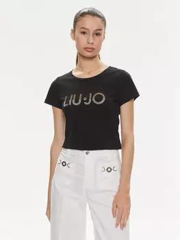 Футболка стандартного кроя Liu Jo, черный
