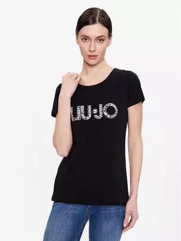 Футболка стандартного кроя Liu Jo, черный