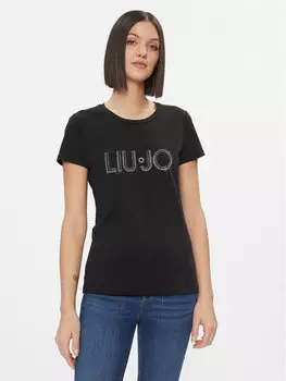 Футболка стандартного кроя Liu Jo, черный