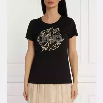 Футболка стандартного кроя Liu Jo, черный