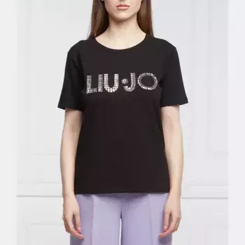 Футболка стандартного кроя Liu Jo, черный