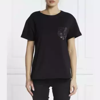 Футболка стандартного кроя Liu Jo, черный