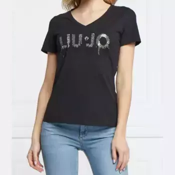 Футболка стандартного кроя Liu Jo, черный