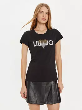 Футболка стандартного кроя Liu Jo, черный