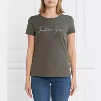 Футболка стандартного кроя Liu Jo, хаки