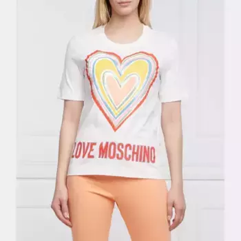 Футболка стандартного кроя Love Moschino, белый
