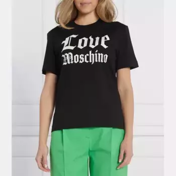 Футболка стандартного кроя Love Moschino, черный