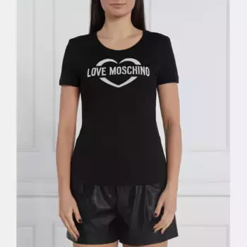 Футболка стандартного кроя Love Moschino, черный