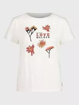 Футболка стандартного кроя Maloja, белый