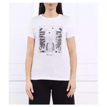 Футболка стандартного кроя Marella, белый