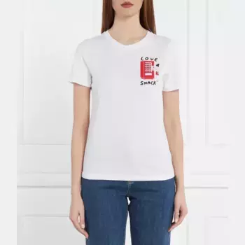 Футболка стандартного кроя Marella, белый