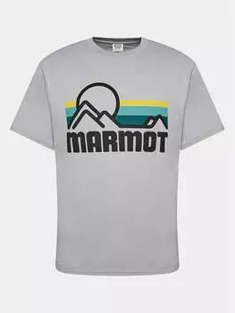 Футболка стандартного кроя Marmot, серый