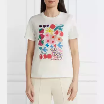 Футболка стандартного кроя Max Mara, белый