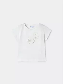 Футболка стандартного кроя Mayoral, экрю