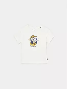 Футболка стандартного кроя Mayoral, экрю