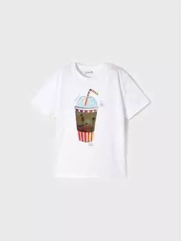 Футболка стандартного кроя Mayoral, белый