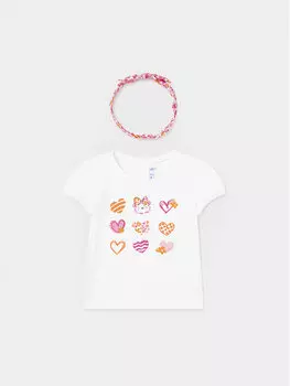 Футболка стандартного кроя Mayoral, белый