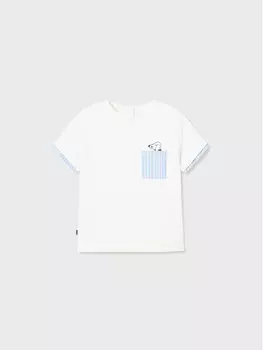 Футболка стандартного кроя Mayoral, белый