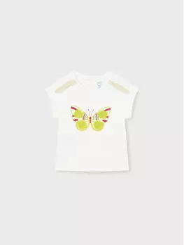 Футболка стандартного кроя Mayoral, бежевый