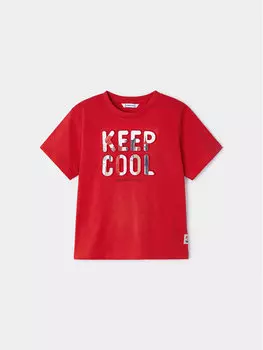 Футболка стандартного кроя Mayoral, красный