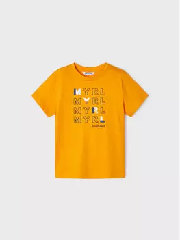 Футболка стандартного кроя Mayoral, оранжевый