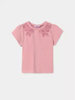 Футболка стандартного кроя Mayoral, розовый