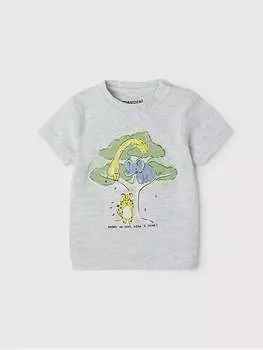 Футболка стандартного кроя Mayoral, серый