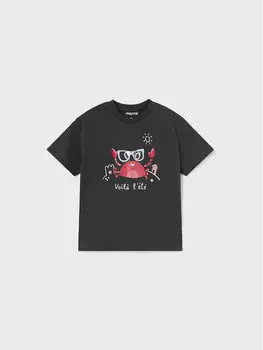 Футболка стандартного кроя Mayoral, серый