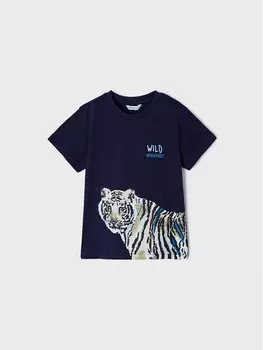 Футболка стандартного кроя Mayoral, синий