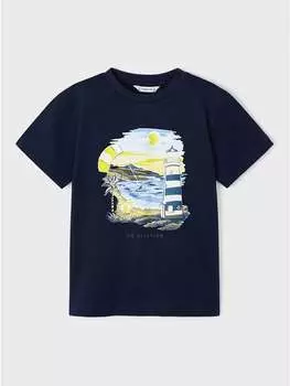 Футболка стандартного кроя Mayoral, синий