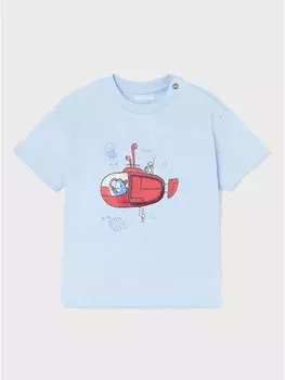 Футболка стандартного кроя Mayoral, синий