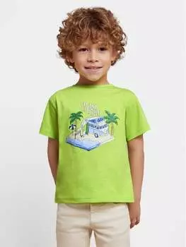 Футболка стандартного кроя Mayoral, зеленый