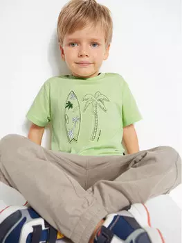 Футболка стандартного кроя Mayoral, зеленый