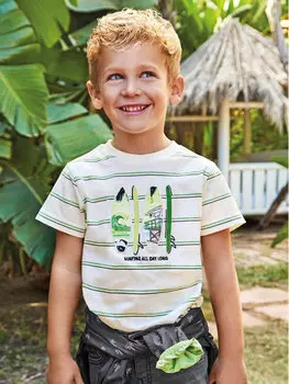 Футболка стандартного кроя Mayoral, зеленый