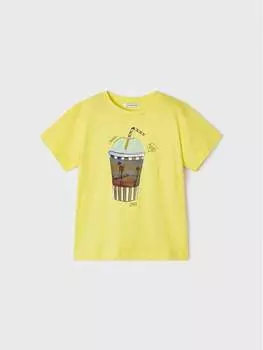 Футболка стандартного кроя Mayoral, желтый