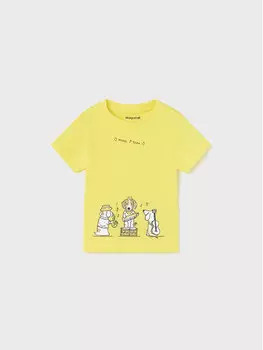 Футболка стандартного кроя Mayoral, желтый