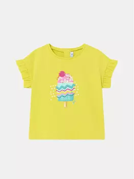 Футболка стандартного кроя Mayoral, желтый