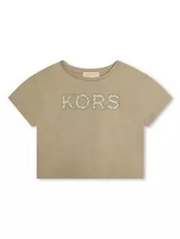 Футболка стандартного кроя Michael Kors, бежевый