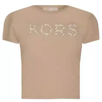 Футболка стандартного кроя Michael Kors, коричневый