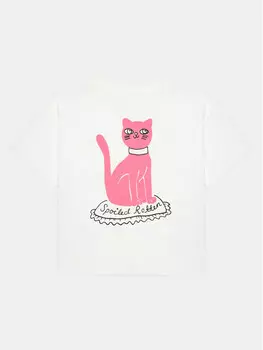 Футболка стандартного кроя Mini Rodini, белый