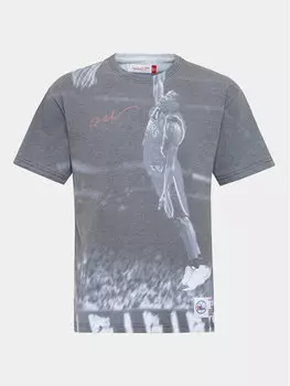 Футболка стандартного кроя Mitchell & Ness, серый