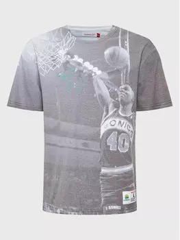 Футболка стандартного кроя Mitchell & Ness, серый