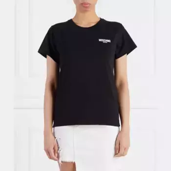 Футболка стандартного кроя Moschino, черный